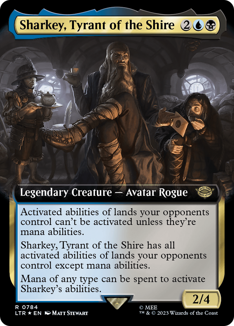 Sharkey, Tyrant of the Shire (Extended Art) (Surge Foil) [The Lord of the Rings: Tales of Middle-Earth] | Good Games Morley