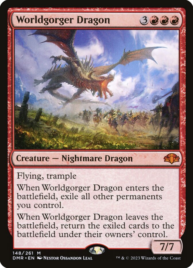 Worldgorger Dragon 148/261 (Dominaria Remastered)  | Good Games Morley
