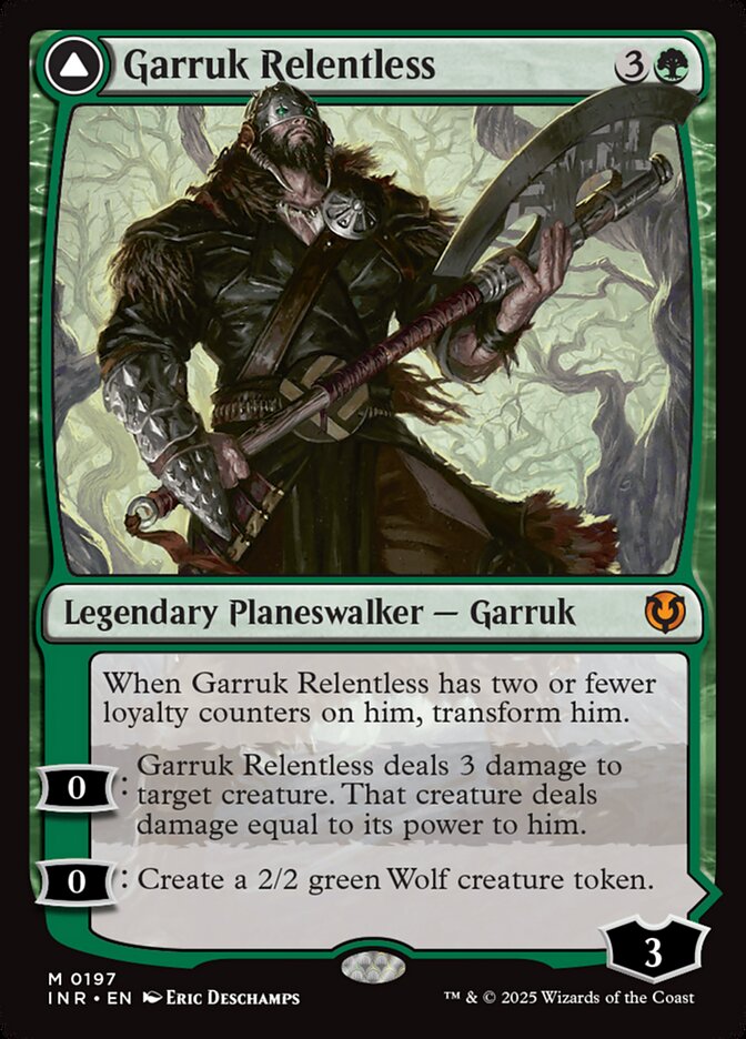 Garruk Relentless // Garruk, the Veil-Cursed 197/287 (Innistrad Remastered)  | Good Games Morley
