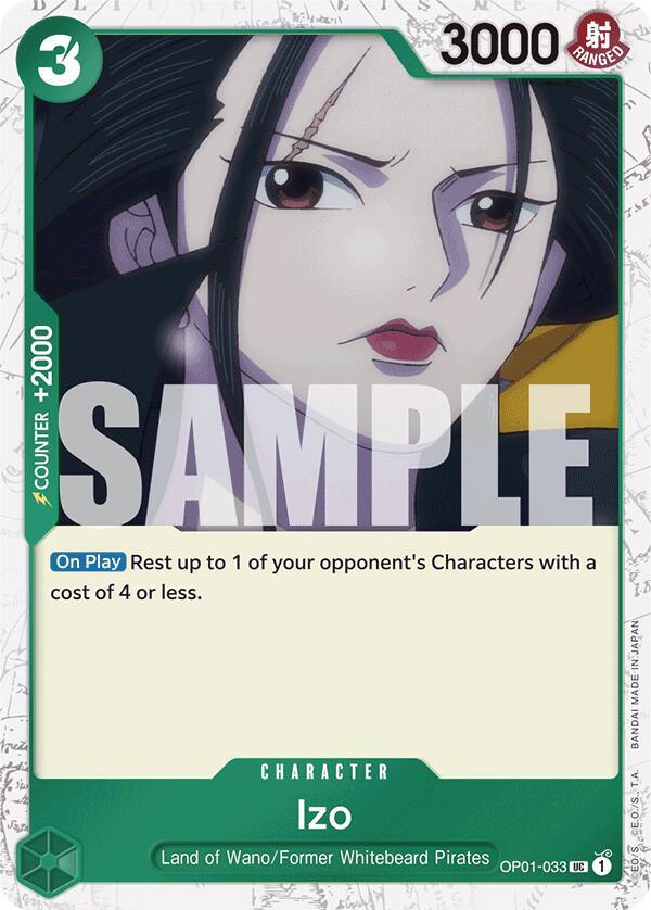 Izo OP01-033 (Premium Booster -The Best-)  - Jolly Roger Foil | Good Games Morley