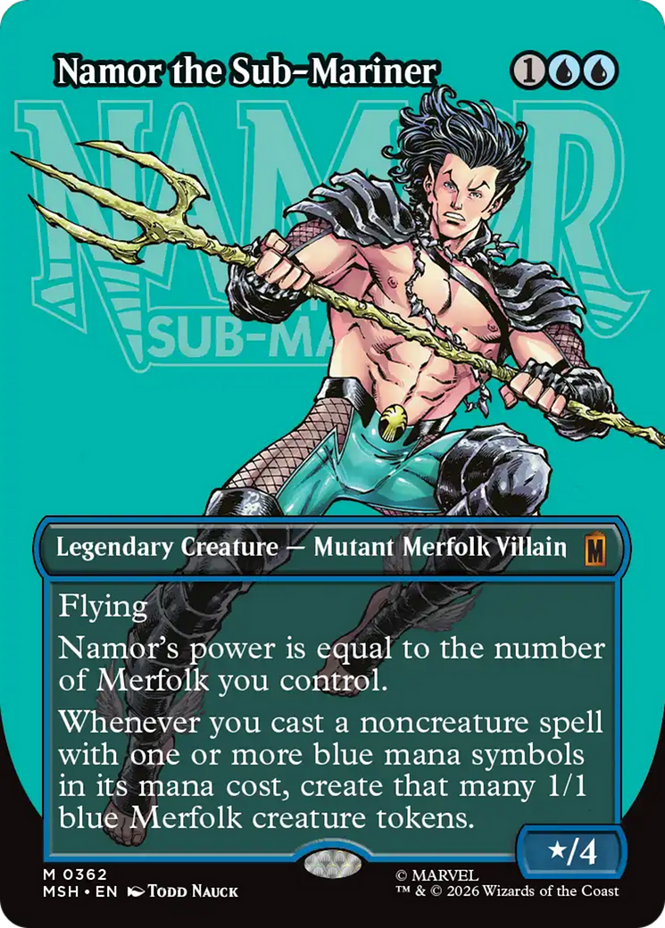Namor the Sub-Mariner (Borderless) [Marvel Super Heroes] | Good Games Morley