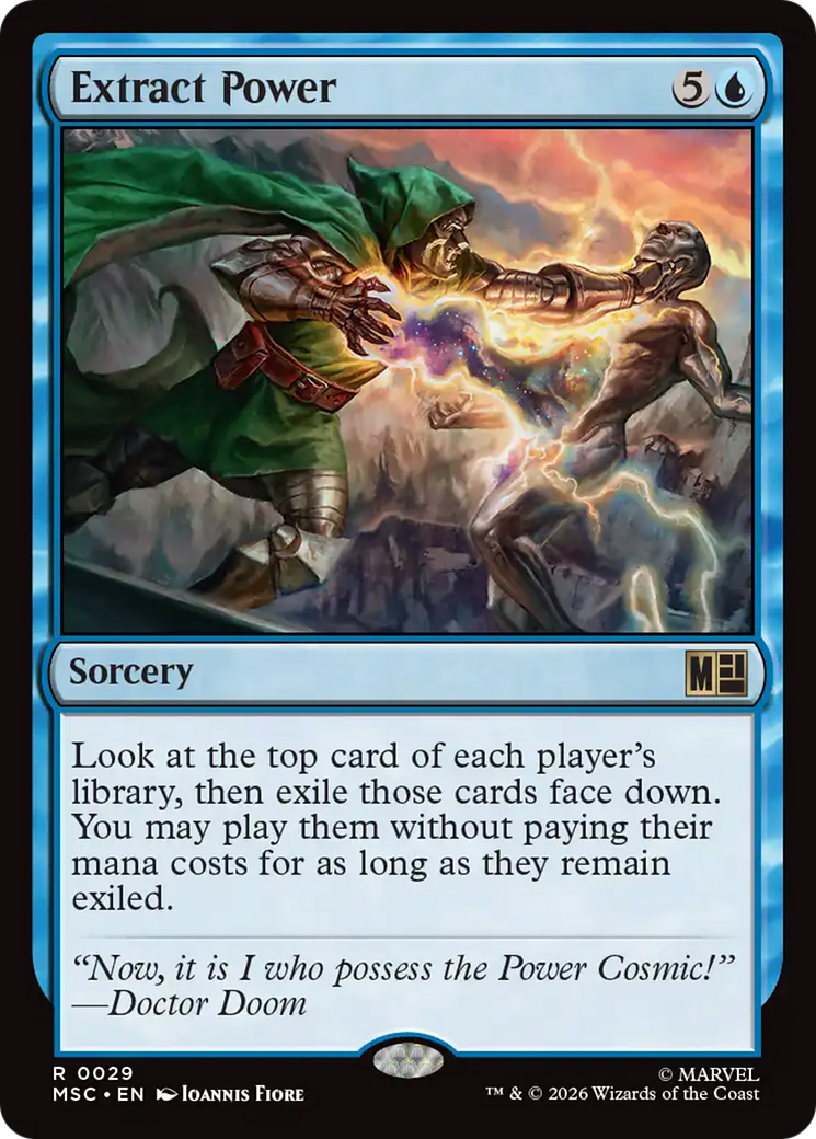 Extract Power (Surge Foil) [Marvel Super Heroes Commander] | Good Games Morley