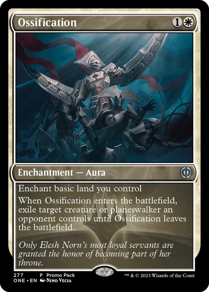 Ossification 277/271 (Promo Pack: Phyrexia: All Will Be One)  | Good Games Morley
