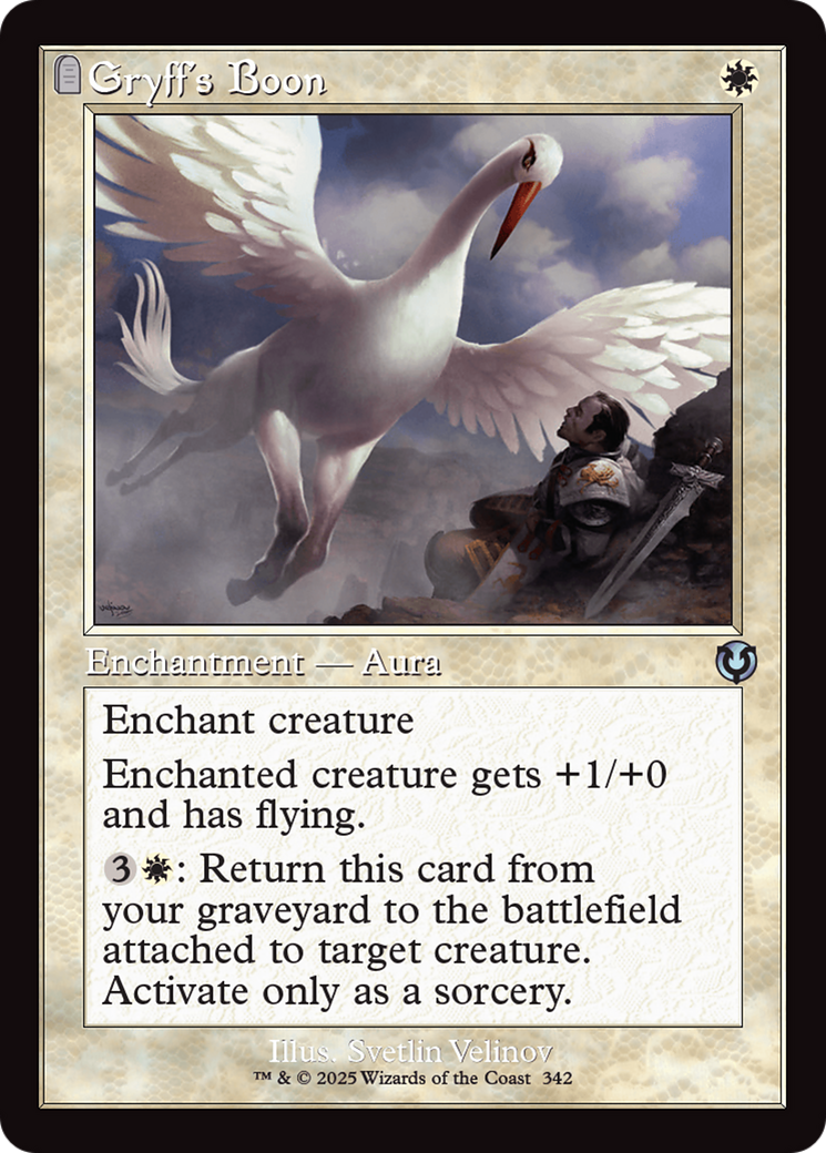 Gryff's Boon (Retro Frame) [Innistrad Remastered] | Good Games Morley