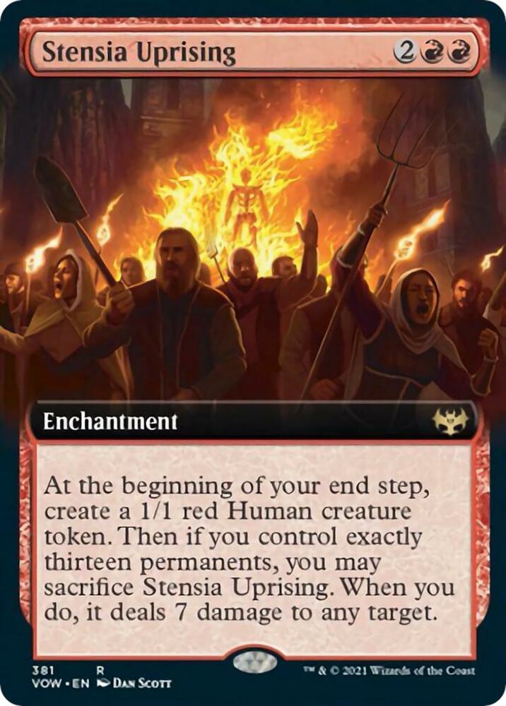 Stensia Uprising Extended Art 381/277 (Innistrad: Crimson Vow)  | Good Games Morley