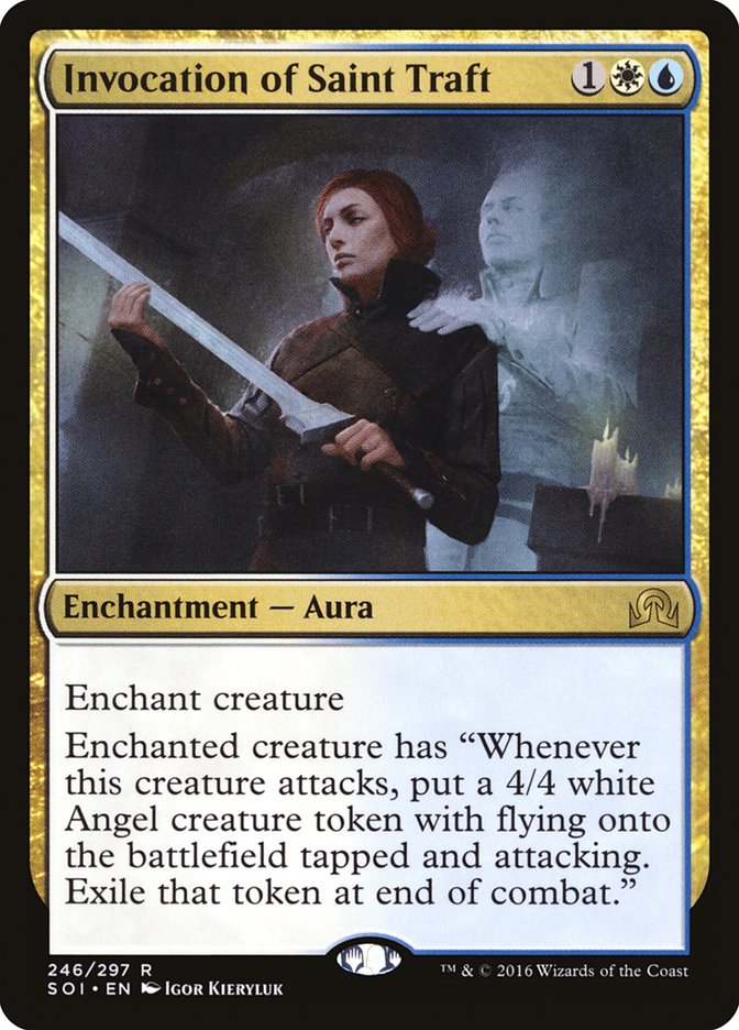 Invocation of Saint Traft 246/297 (Shadows over Innistrad)  | Good Games Morley