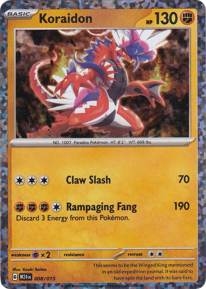 Koraidon 008/015 (McDonald's Promos 2024)  - Holofoil | Good Games Morley