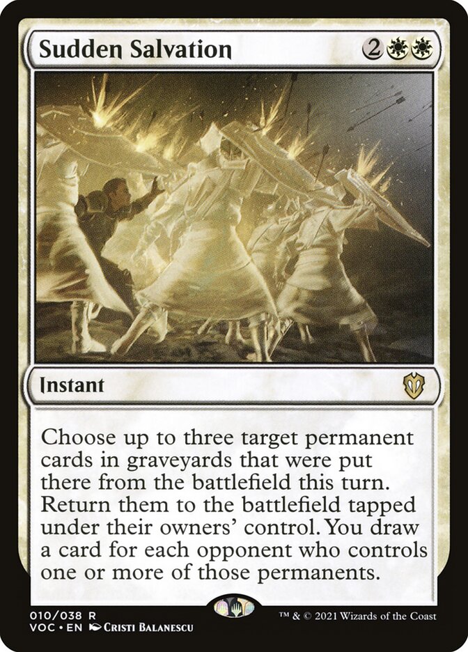 Sudden Salvation 10/38 (Commander: Innistrad: Crimson Vow)  | Good Games Morley