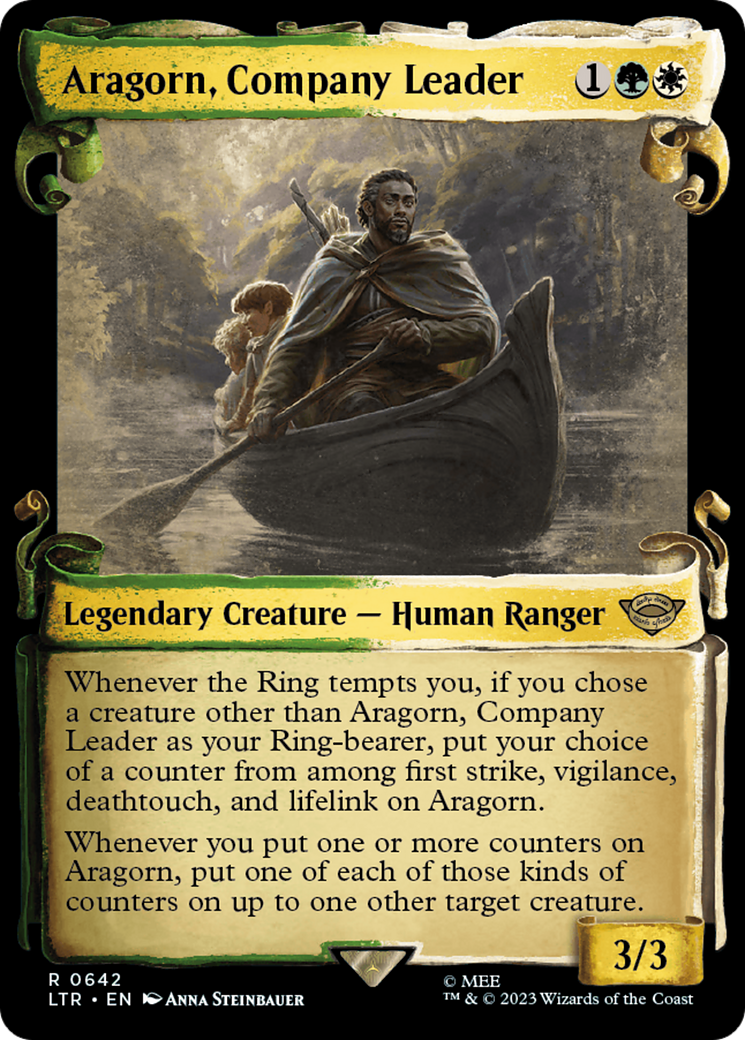 Aragorn, Company Leader [The Lord of the Rings: Tales of Middle-Earth Showcase Scrolls] | Good Games Morley