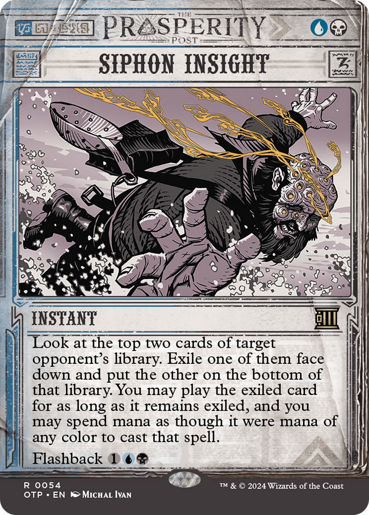 Siphon Insight [Outlaws of Thunder Junction: Breaking News] | Good Games Morley