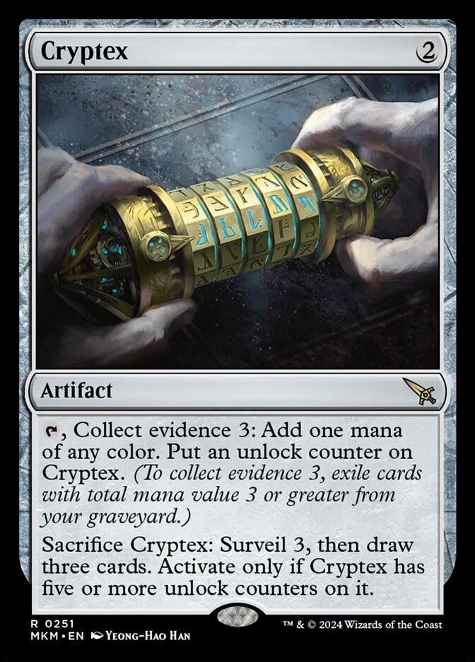 Cryptex 251/286 (Murders at Karlov Manor)  - Foil | Good Games Morley