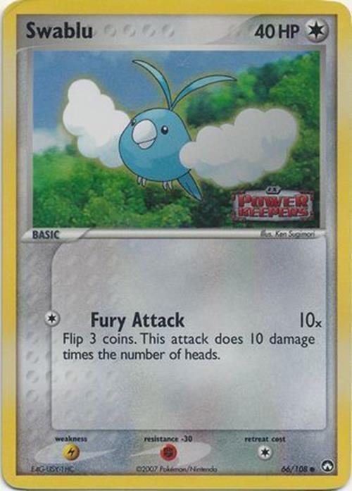 Swablu (66/108) (Stamped) [EX: Power Keepers] | Good Games Morley