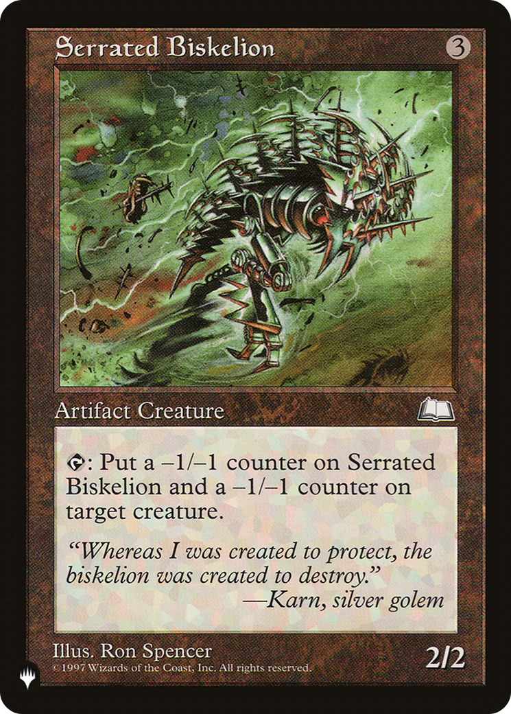 Serrated Biskelion [The List] | Good Games Morley