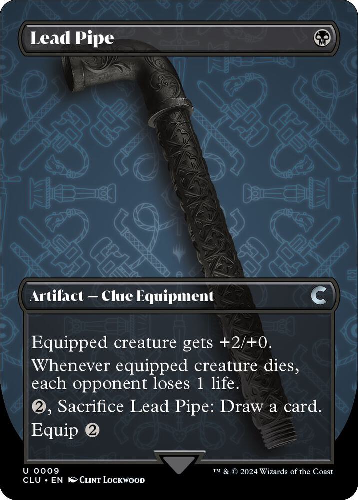 Lead Pipe 9/284 (Ravnica: Clue Edition)  - Borderless | Good Games Morley