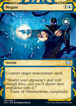 Negate (Foil Etched) [Strixhaven: School of Mages Mystical Archive] | Good Games Morley