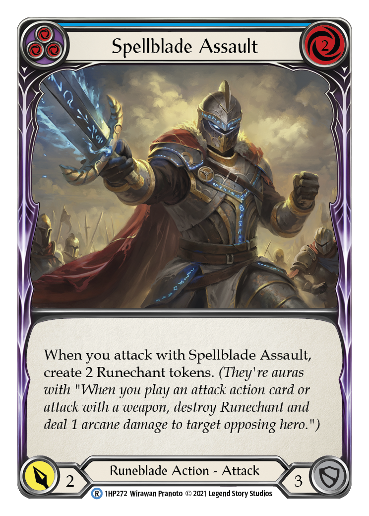 Spellblade Assault (Blue) [1HP272] (History Pack 1) | Good Games Morley