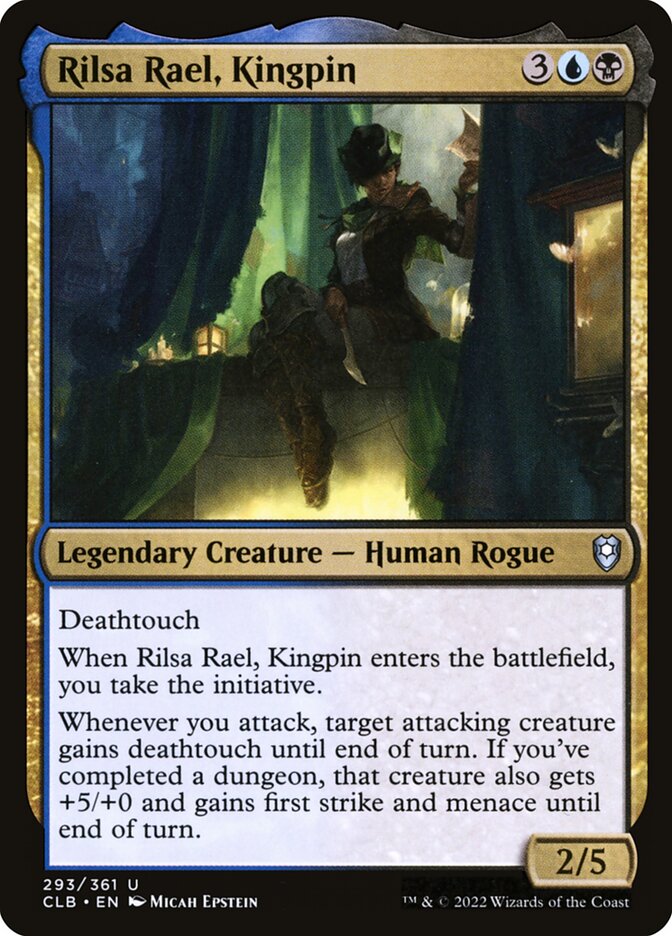 Rilsa Rael, Kingpin 293 (Commander Legends: Battle for Baldur's Gate)  | Good Games Morley