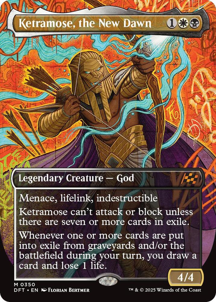 Ketramose, the New Dawn 350/291 (Aetherdrift)  - Borderless Foil | Good Games Morley