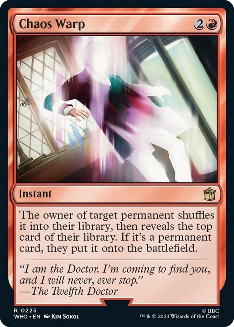 Chaos Warp [Doctor Who] | Good Games Morley