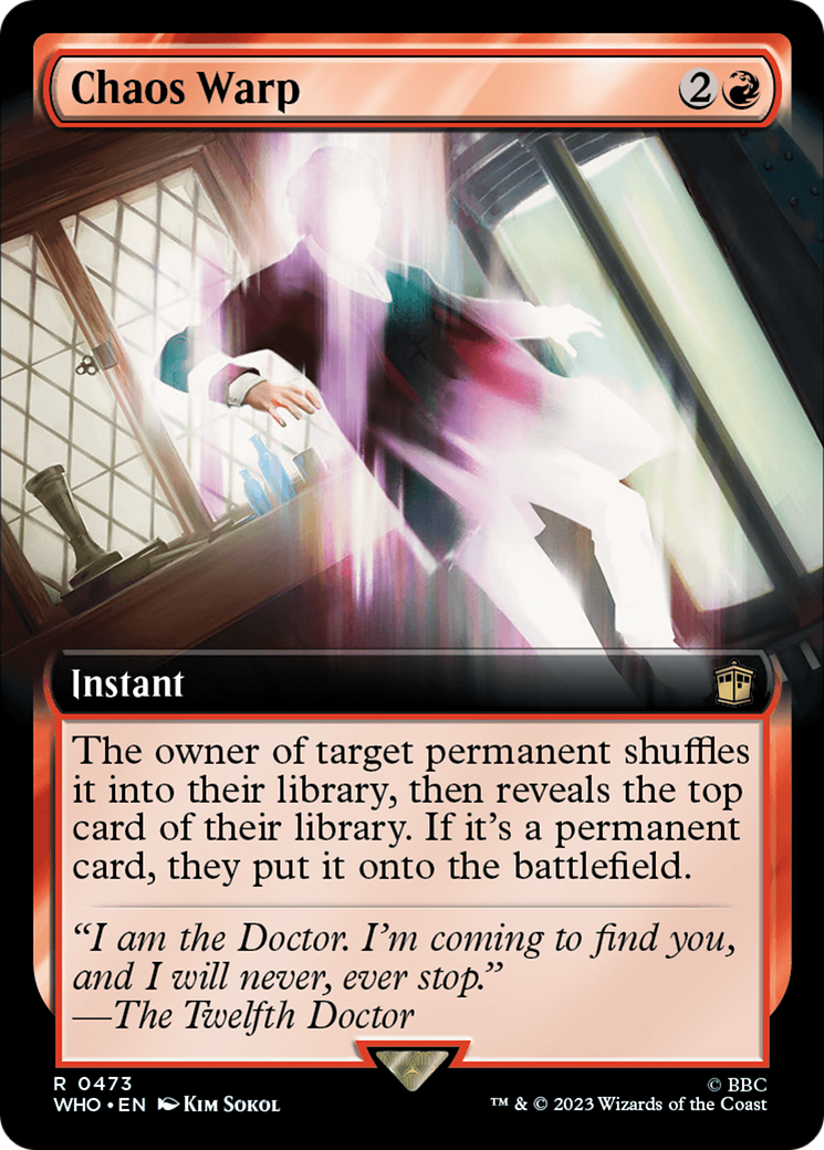 Chaos Warp (Extended Art) [Doctor Who] | Good Games Morley
