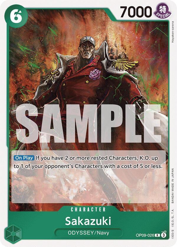 Sakazuki OP09-026 (Emperors in the New World)  - Foil | Good Games Morley