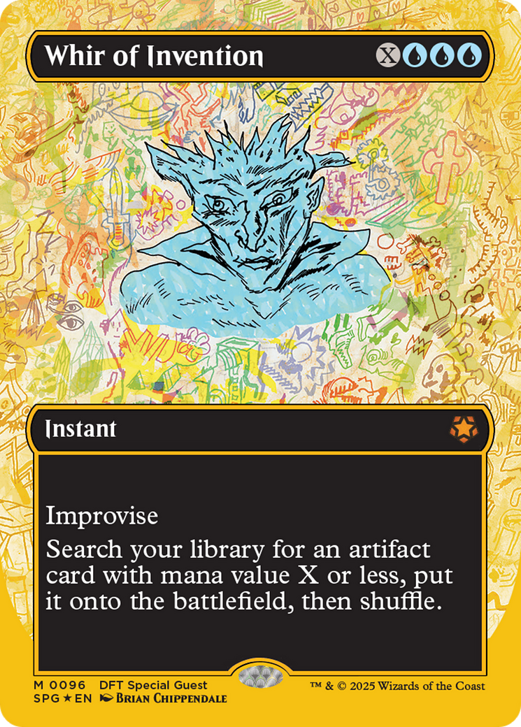 Whir of Invention (Borderless) (First-Place Foil) [Aetherdrift Special Guests] | Good Games Morley