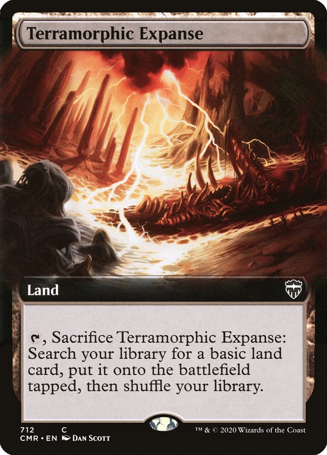 Terramorphic Expanse (Extended Art) [Commander Legends] | Good Games Morley