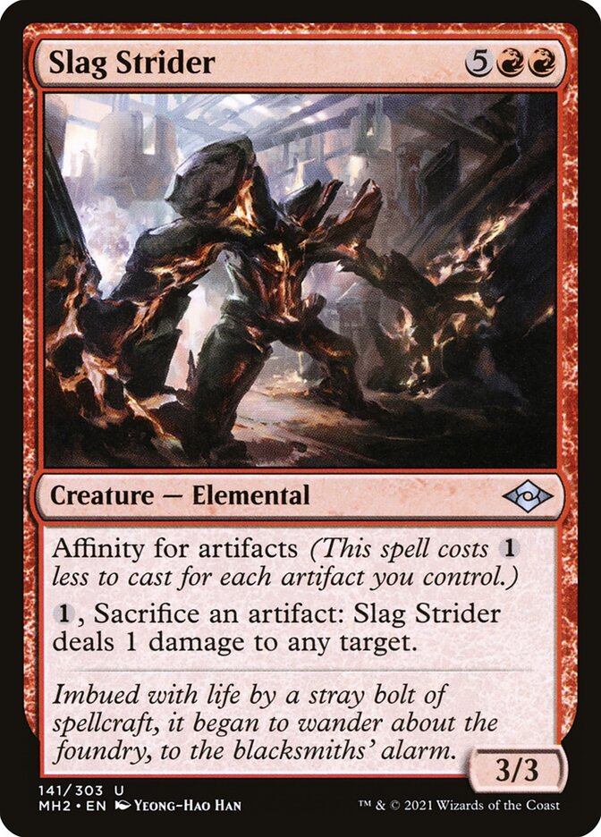 Slag Strider 141 (Modern Horizons 2)  - Foil | Good Games Morley