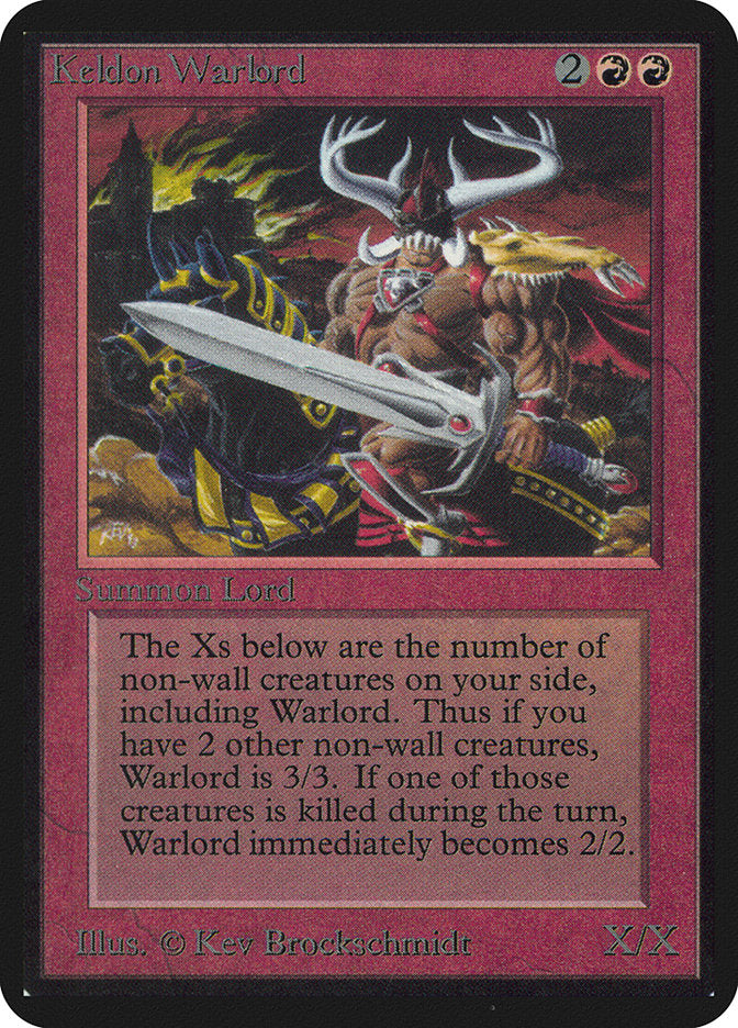 Keldon Warlord [Alpha Edition] | Good Games Morley
