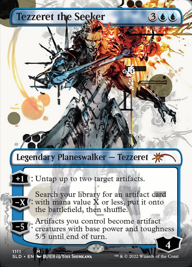 Tezzeret the Seeker (Borderless) [Secret Lair Drop Series] | Good Games Morley