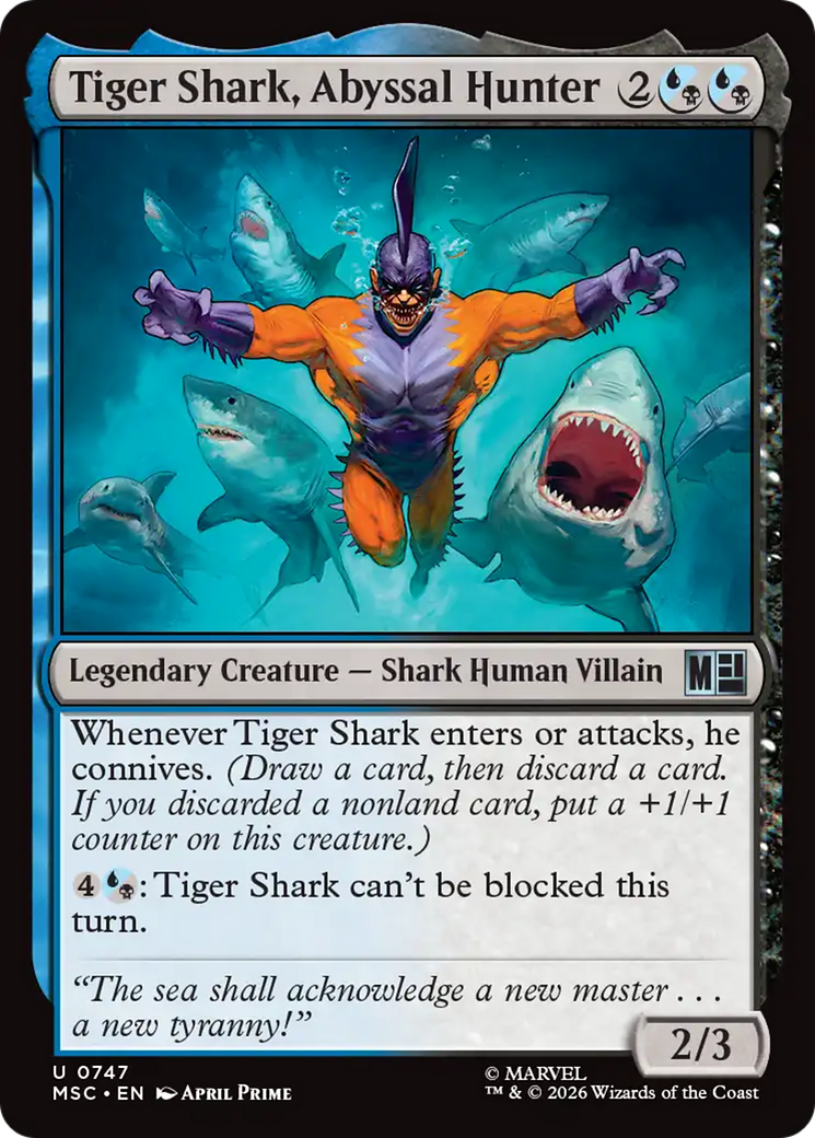 Tiger Shark, Abyssal Hunter [Marvel Super Heroes Commander] | Good Games Morley