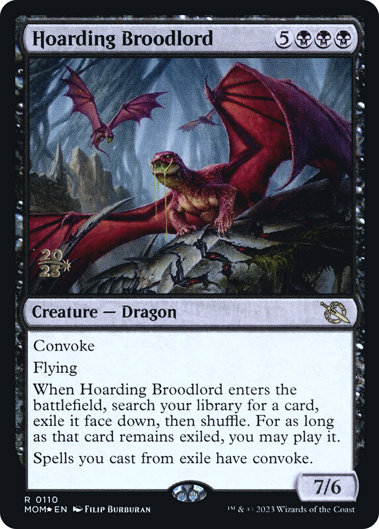 Hoarding Broodlord [March of the Machine Prerelease Promos] | Good Games Morley