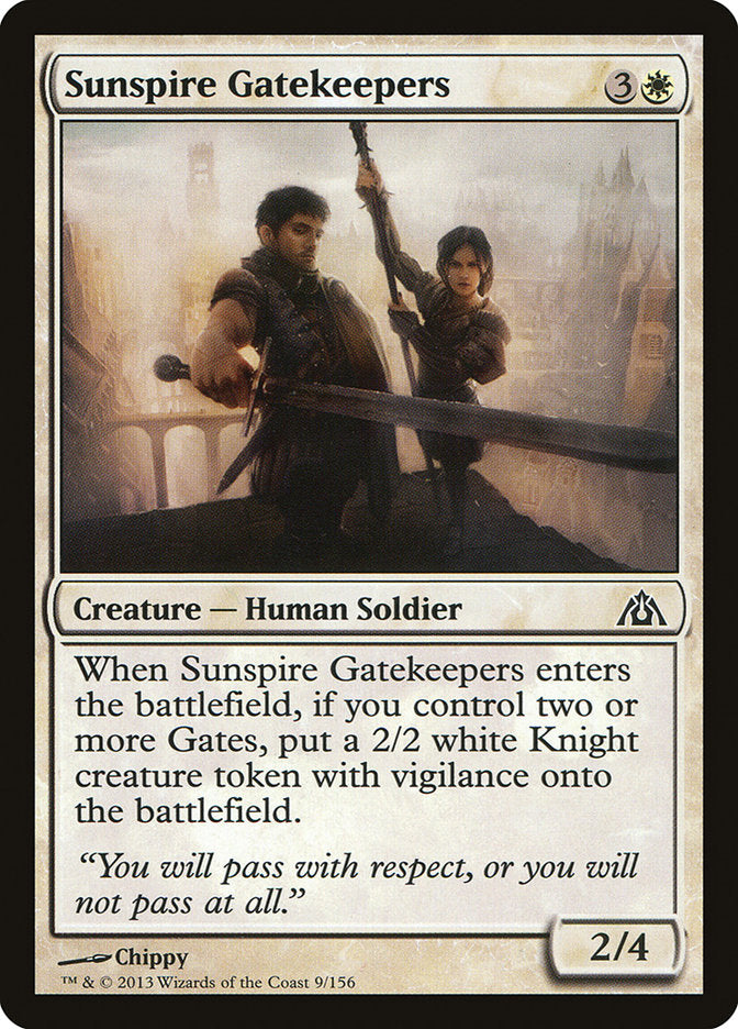 Sunspire Gatekeepers 9/156 (Dragon's Maze)  - Foil | Good Games Morley