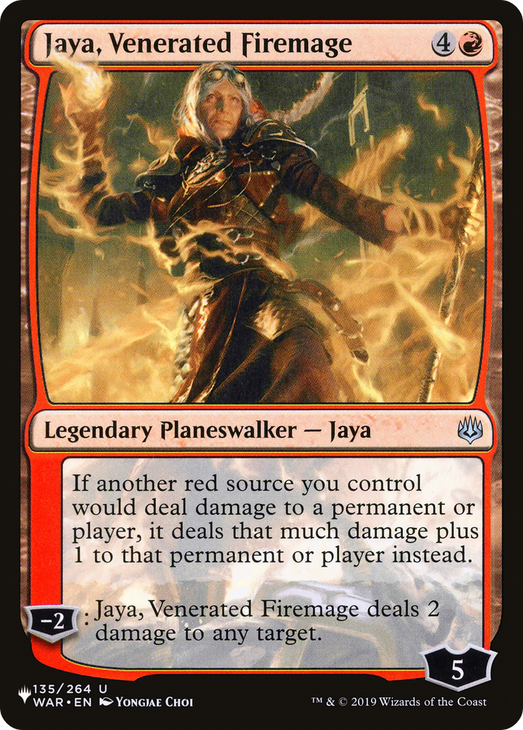 Jaya, Venerated Firemage [The List] | Good Games Morley