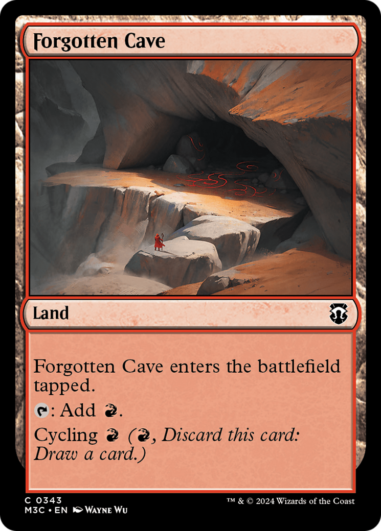 Forgotten Cave (Ripple Foil) [Modern Horizons 3 Commander] | Good Games Morley