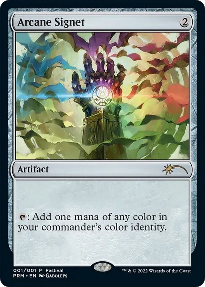 Arcane Signet 1 (MagicFest Cards)  - Foil | Good Games Morley