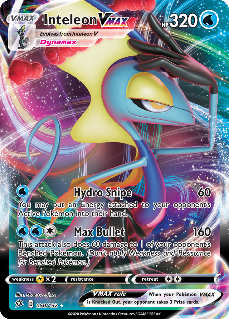 Inteleon VMAX (050/192) [Sword & Shield: Rebel Clash] | Good Games Morley