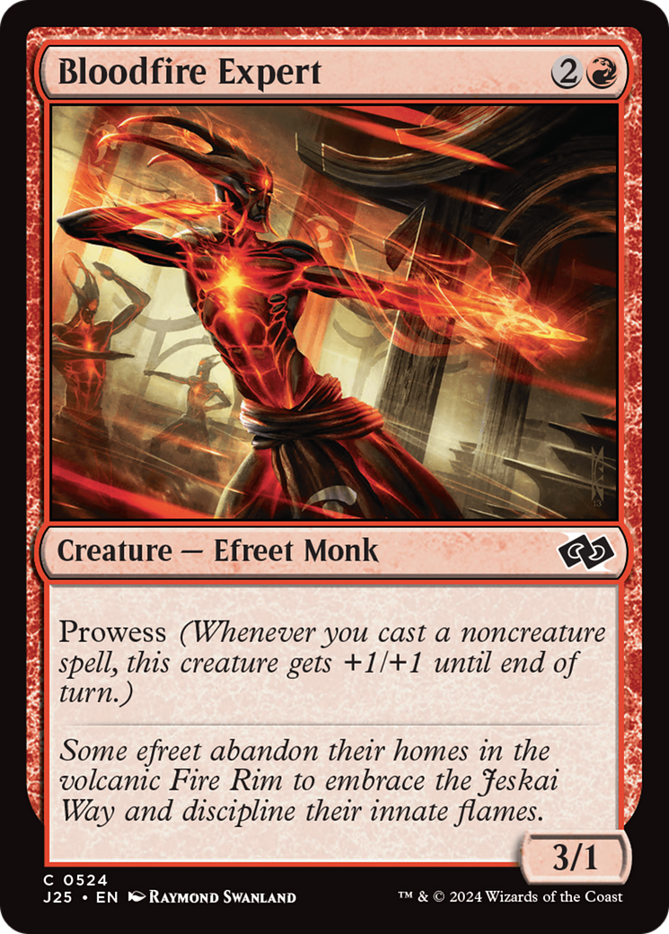 Bloodfire Expert [Foundations Jumpstart] | Good Games Morley