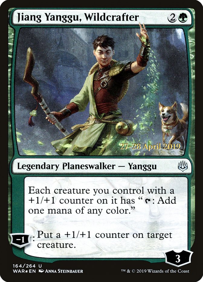 Jiang Yanggu, Wildcrafter [War of the Spark Prerelease Promos] | Good Games Morley