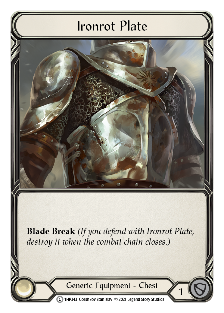 Ironrot Plate [1HP343] (History Pack 1) | Good Games Morley