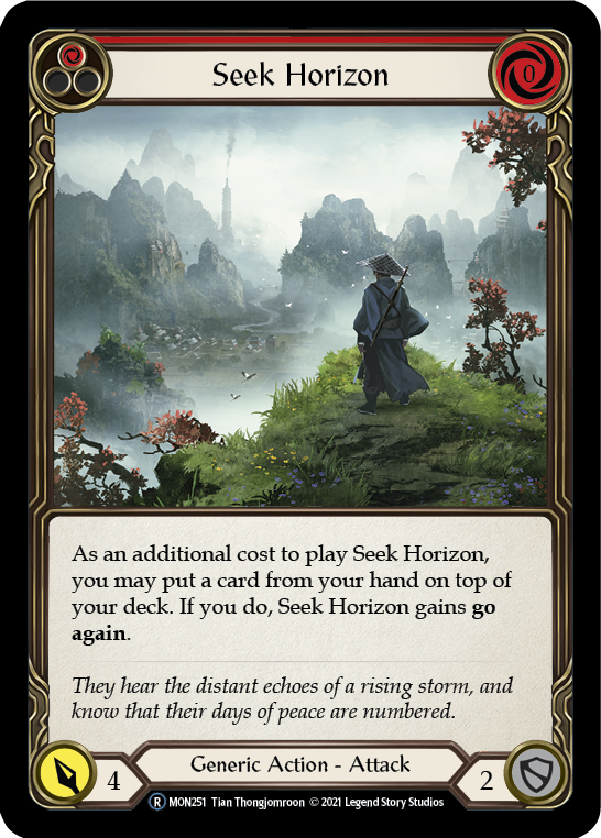 Seek Horizon (Red) [U-MON251] (Monarch Unlimited)  Unlimited Normal | Good Games Morley
