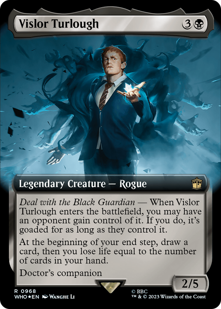 Vislor Turlough (Extended Art) (Surge Foil) [Doctor Who] | Good Games Morley