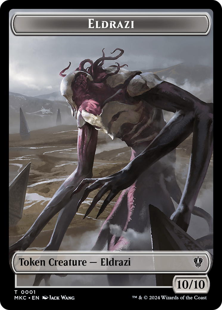 Eldrazi // Tiny Double-Sided Token [Murders at Karlov Manor Commander Tokens] | Good Games Morley