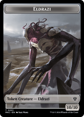 Eldrazi // Tiny Double-Sided Token [Murders at Karlov Manor Commander Tokens] | Good Games Morley