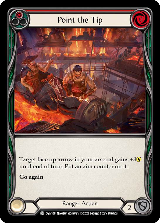 Point the Tip (Red) [DYN168] (Dynasty)  Rainbow Foil | Good Games Morley