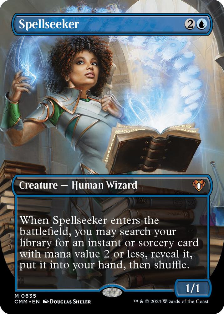 Spellseeker 635 (Commander Masters)  - Borderless Foil | Good Games Morley