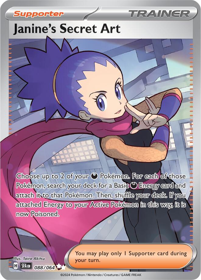 Janine's Secret Art 088/064 (SV: Shrouded Fable)  - Holofoil | Good Games Morley