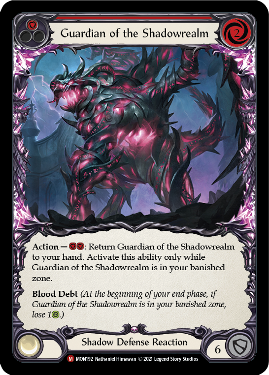 Guardian of the Shadowrealm [MON192] (Monarch)  1st Edition Normal | Good Games Morley
