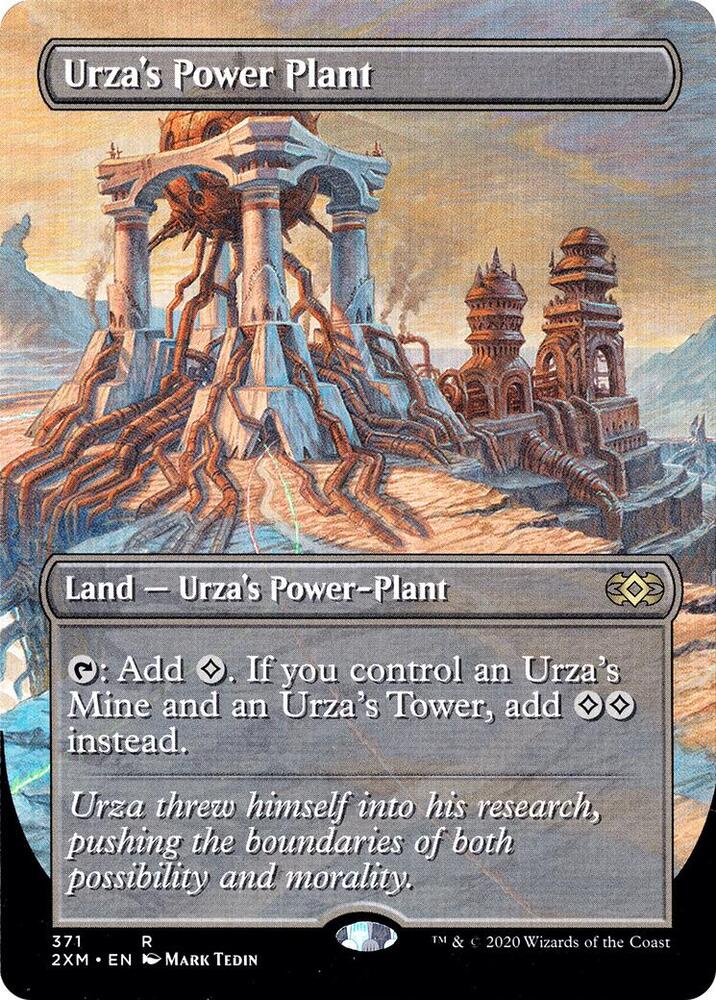 Urza's Power Plant 371/332 (Double Masters)  - Borderless | Good Games Morley