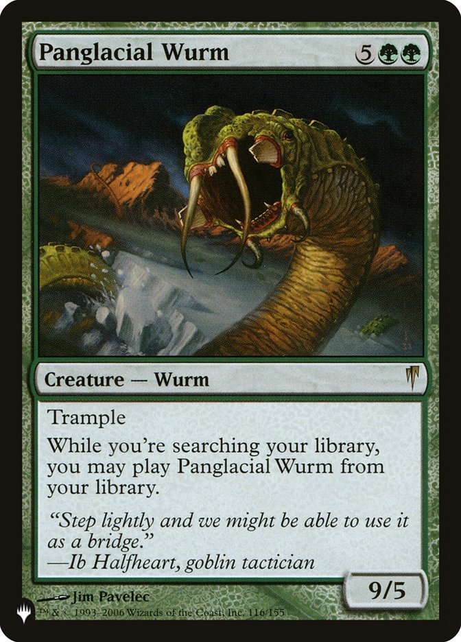 Panglacial Wurm [The List] | Good Games Morley